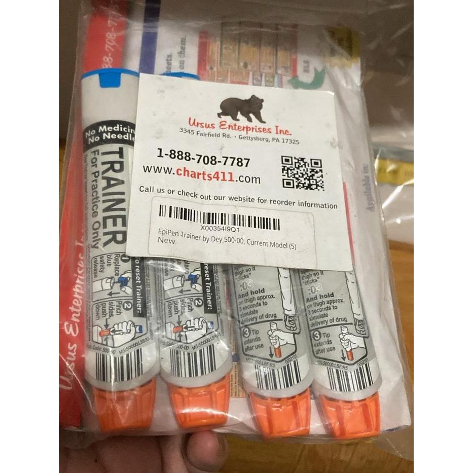 EPIPEN TRAINER BY DEY 500-00, CURRENT MODEL (5), URSUS ENTERPRISES INC.