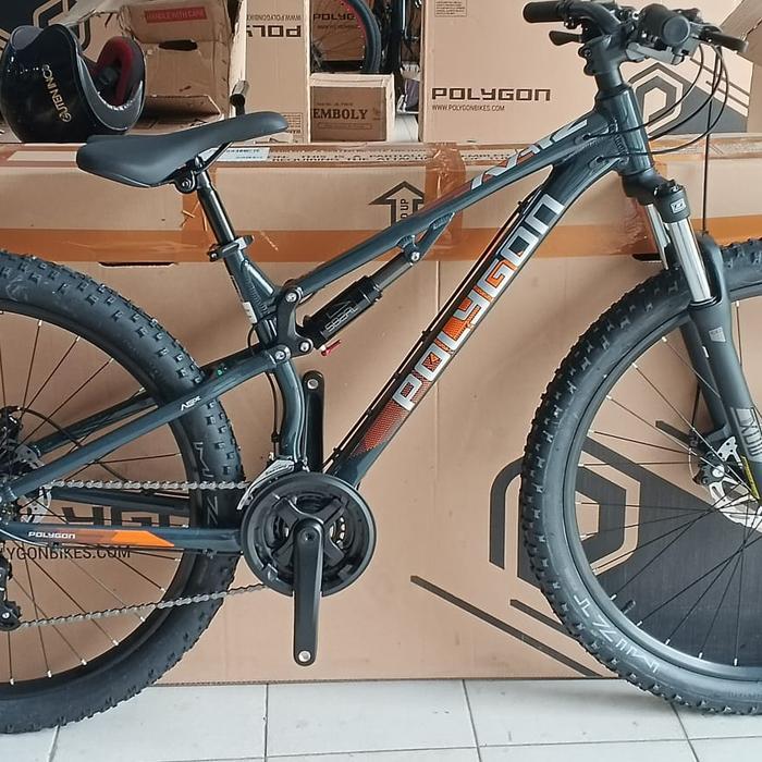 Terlariss Sepeda MTB 27.5" POLYGON RAYZ 2 RAYZ TWO GREY TERBARU GARANSI RESMI
