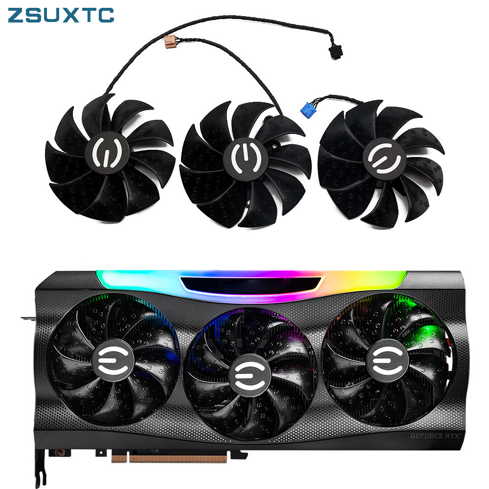 87MM PLD09220S12H RTX3080 RTX3070 Graphics Card Fans Replacement For EVGA GeForce RTX 3070 3080 TI