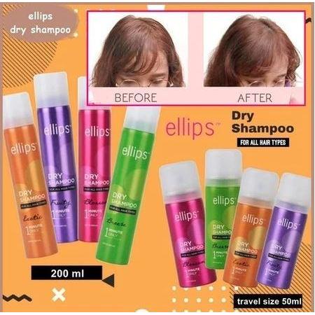 Ready ELLIPS DRY SHAMPOO 1 MINUTE ONLY - DRY SHAMPOO ELLIPS - SHAMPO KERING ELLIPS