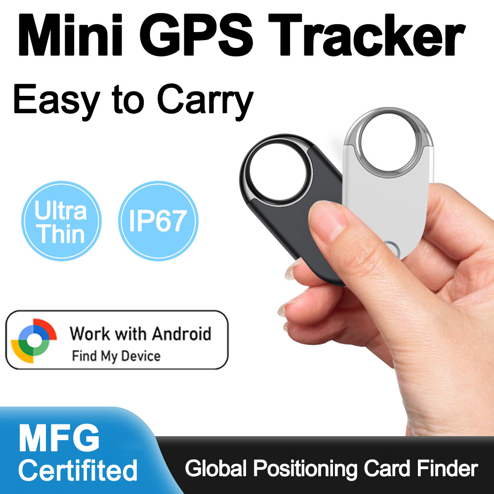 Bluetooth GPS Tracker, Smart Tag Tracking Device, Item Finder for Keys, Wallet, Luggage, Pets, Works