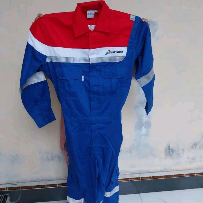 Coveroll PERTAMINA Br Shield Wearpack Br Flame Shield Resistant Original