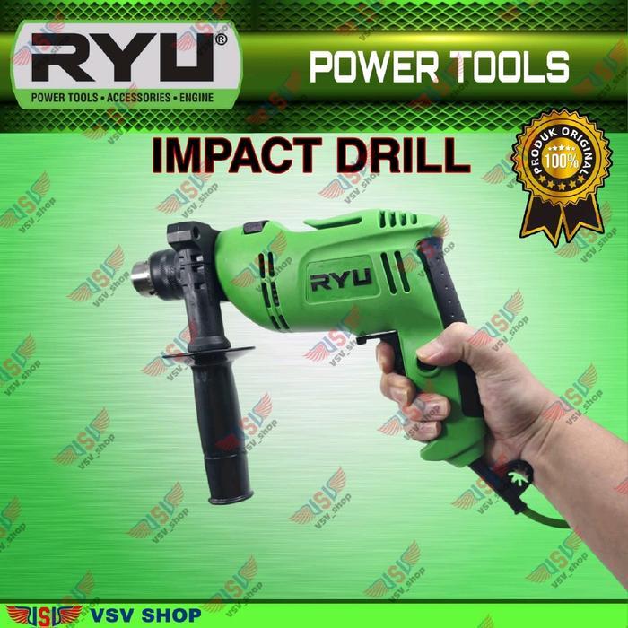 Ryu Impact Bor 13Mm / Impact Drill 13Mm Rid13-1Re / Bor Impact