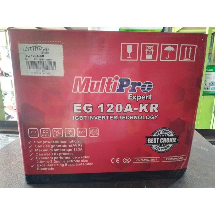 READY Multipro Expert EG120A-KR Mesin Las 900 Watt Travo Las MMA Inverter