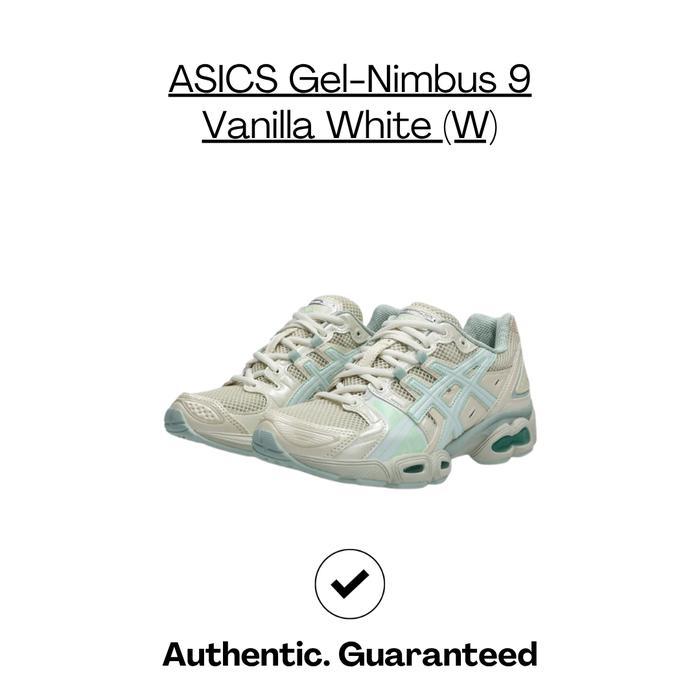 ASICS Gel-Nimbus 9 Vanilla White (W) 15%