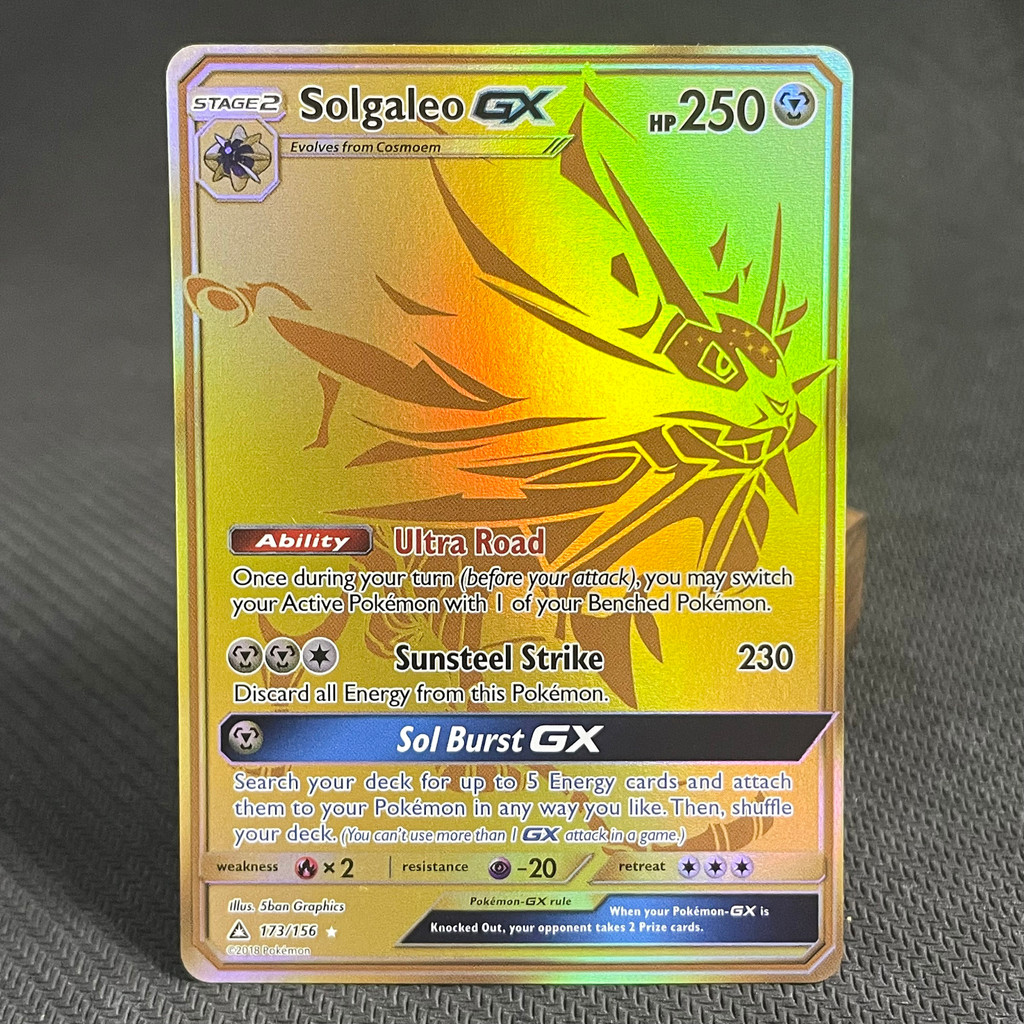 PTCG GX Full Art Rainbow Holo Cards Mewtwo & Mew Reshiram Charizard TAG TEAM Shiny Rayquaza Proxy