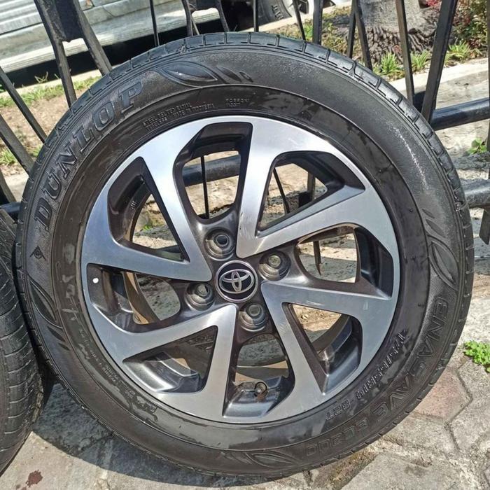 4 Velg r14 pcd 100+Ban 175/65 Toyota Agya TRD ayla calya sigra sirion