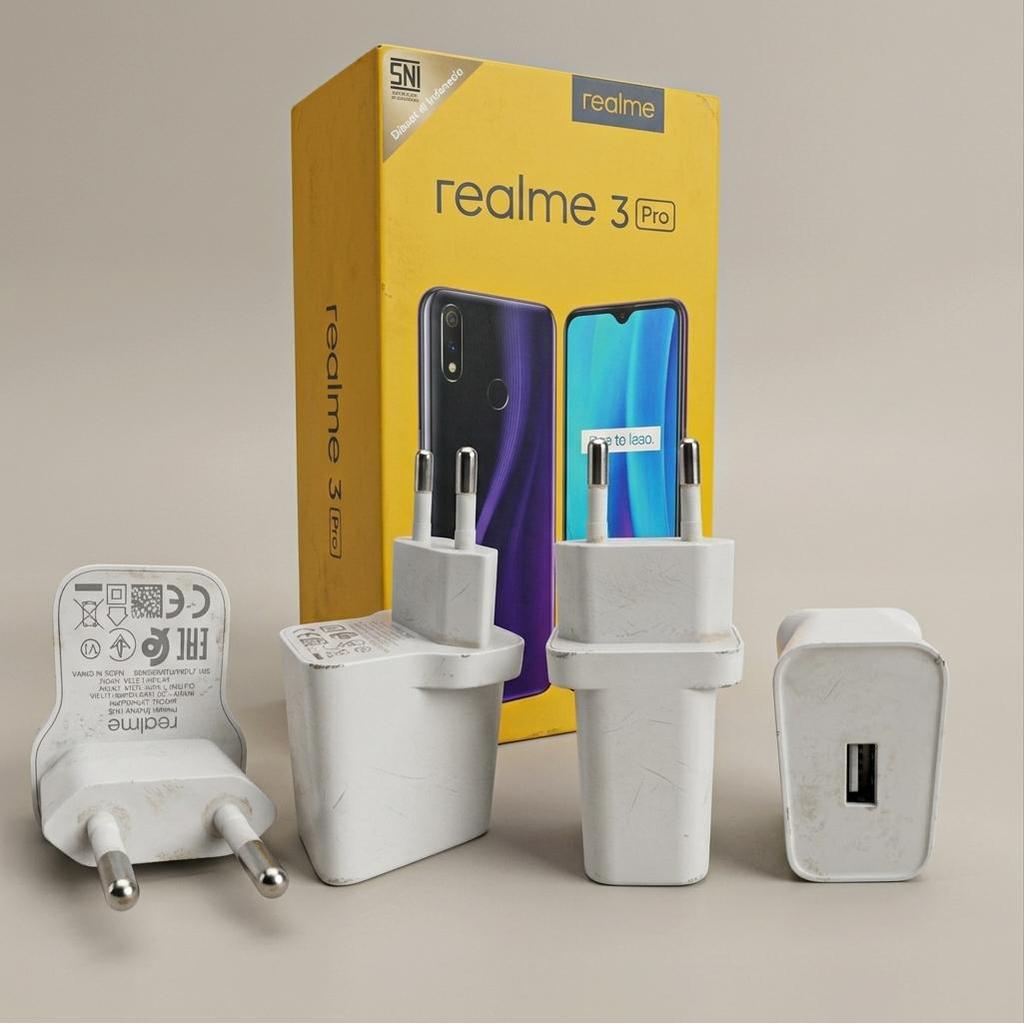 Kepala Charger Realme OP92JAEH Original Second Fast Charging 18W 9V 2A Cocok Realme 3 Pro