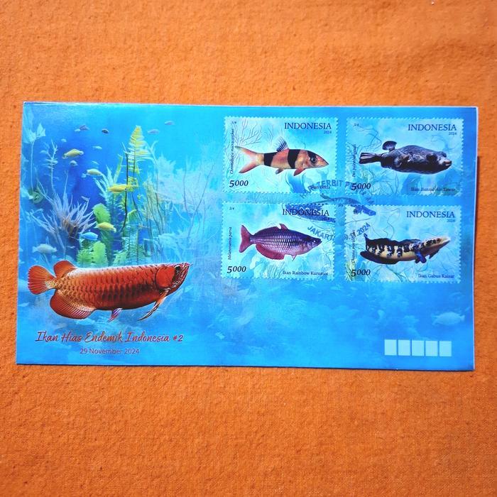 Prangko INDONESIA 29 November 2024. SHP Seri Ikan Hias Endemik Indonesia #2
