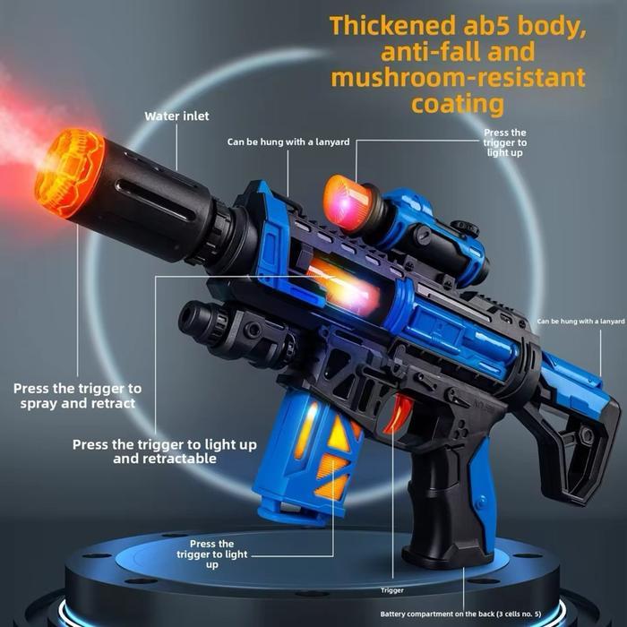 mainan Anak pistol music & Laser Getar Mainan Senjata Mainan