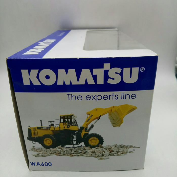 Miniature Alat Berat Komatsu WA600 Wheel Loader