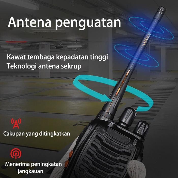NEEW Gogoo Radio Ht Mini Jarak Jauh 2 Units Walkie Talkie 5km Waterproof Portable Walkie Talkie