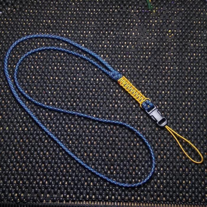 landyard paracord idcard vape pods blue motif