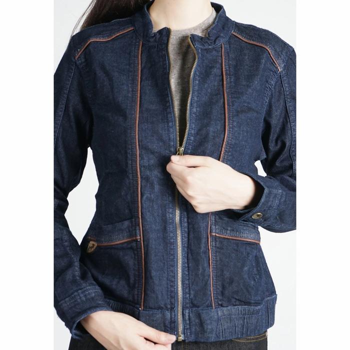 Jeans Wanita Jaket Jeans Wanita Lois WJF140 - Hitam, S