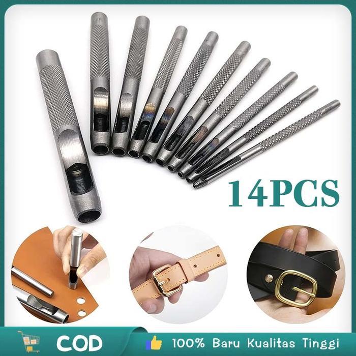 Plong 1 - 10 MM Plong Kulit Alat Pembolong Alat Pembolong Kulit Steel