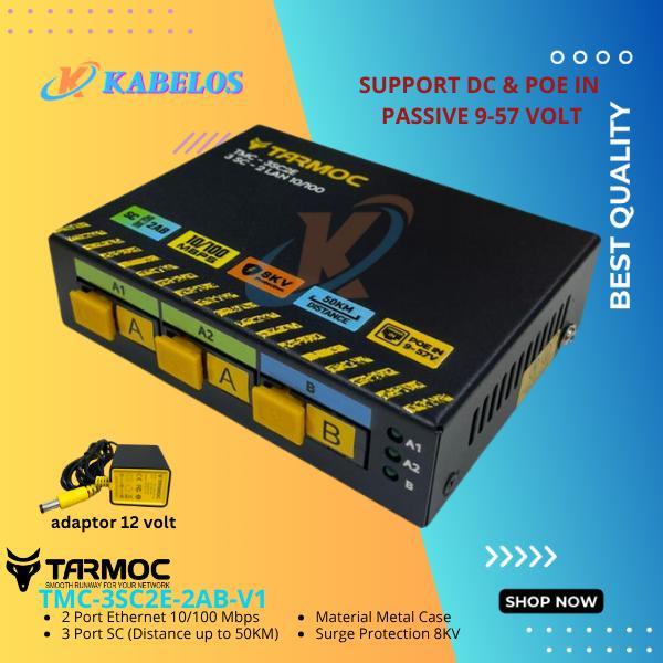 Terlaris Media Converter 3 Port FO 2 Port LAN/ 3 FO 2 LAN / 3 SC 2 Rj45