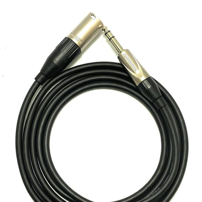 Original Trs To Xlr Male 2 Meter Mogami 2582 Amphenol Ts3P Ac3M