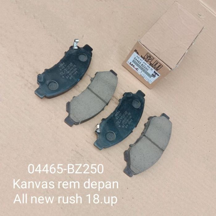 Kampas Rem Depan Brake Pad All New Rush = All New Terios 2018-Up 04465-Bz250/04465-Yz250