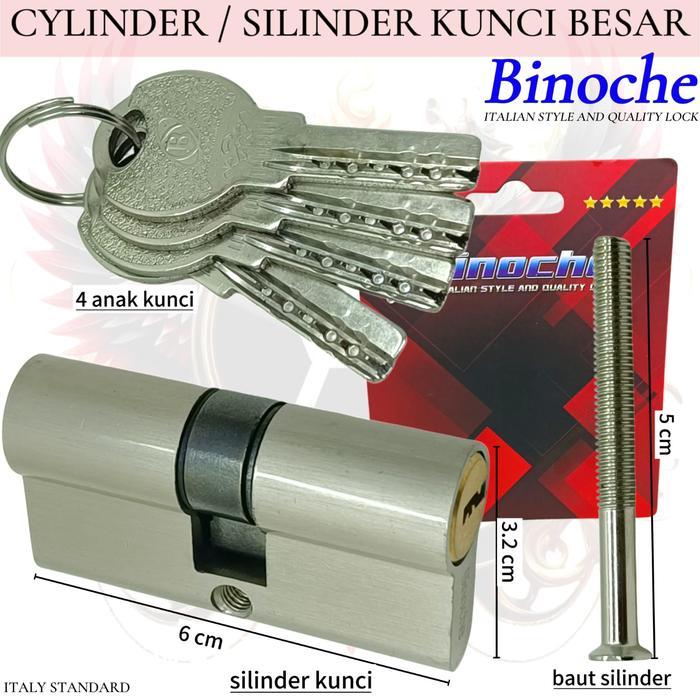 SALE silinder kunci besar binoche cylinder kunci pintu ukuran besar