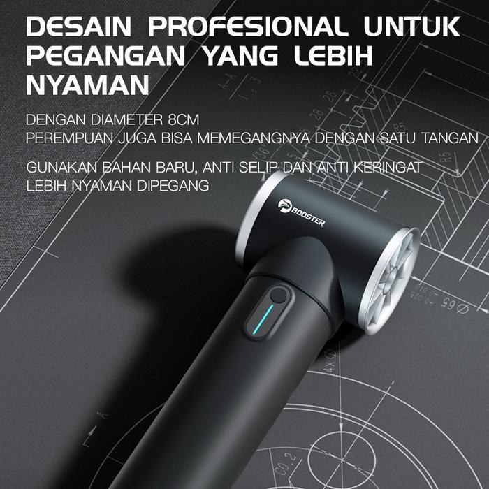 Promo Booster Tf50A1 Profesional Rechargeable Kekerasan Turbofan, 50 M/S Jet Chip Kecepatan Tinggi,