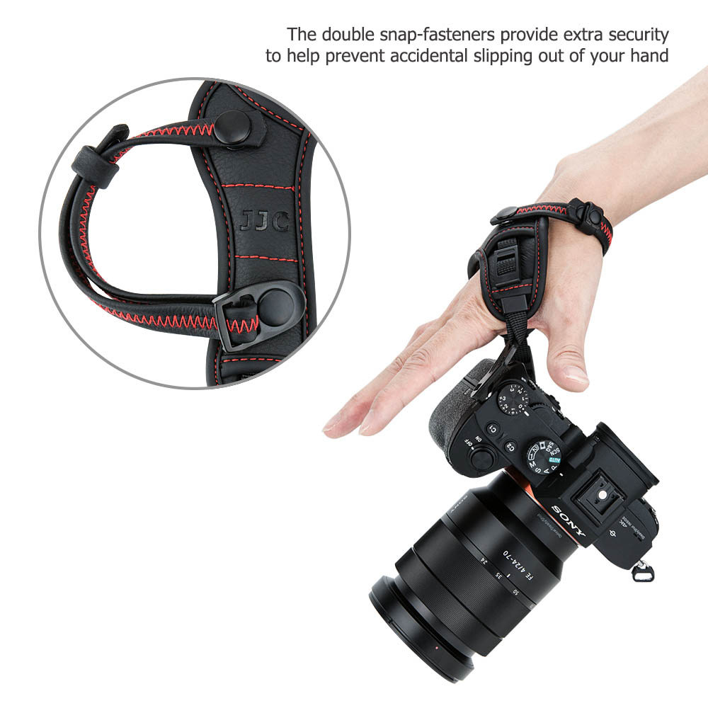 JJC Mirrorless Camera Wrist Hand Strap Grip For Fuji X100VI X100V XT5 XT4 XT3 XT30 II XT20 XS20 XS10