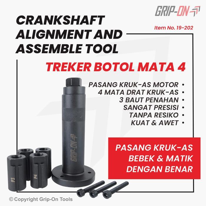 Treker Kruk As 4 Mata, Crankshaft Puller, Treker Kruk As Motor, Crankshaft Alignment Tool, Alat