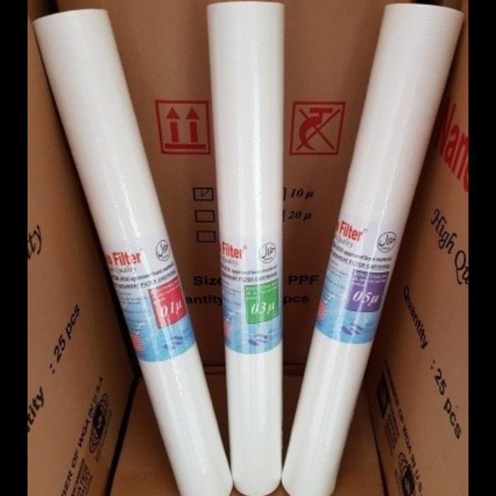 Filter nano Filter gabus Filter spon sedimen filter 20 inch