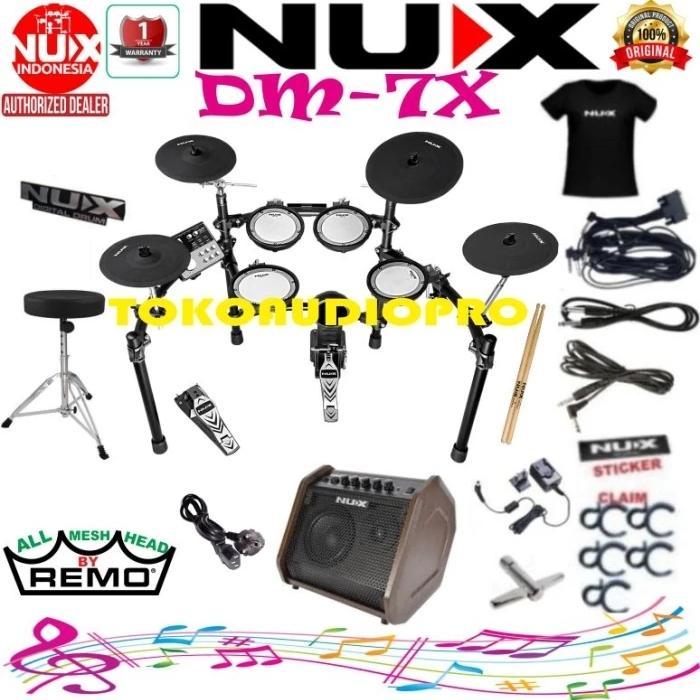 Nebulastoreshop1- Nux Dm7X Drum Elektrik Paket Nux Dm-7X Dm7-X [Kode 1Kode 2Kode 3Kode 4Kode 5Kode