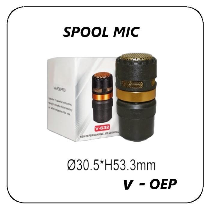 Spool Microphone Vocal Kabel Dan Wireless - Spul Mic 30 Mm V - Oep