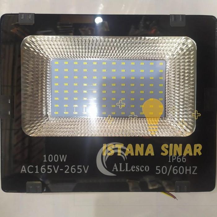 new Lampu sorot led 100 watt 100watt led tembak 100 watt outdoor Allesco , Pioline , Ninja , Panaled