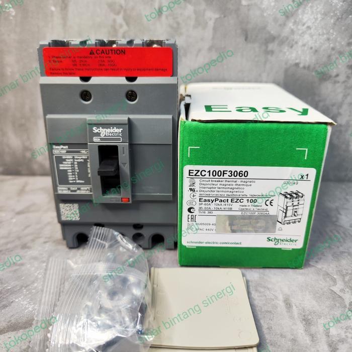 Mccb Schneider Ezc100F 60A