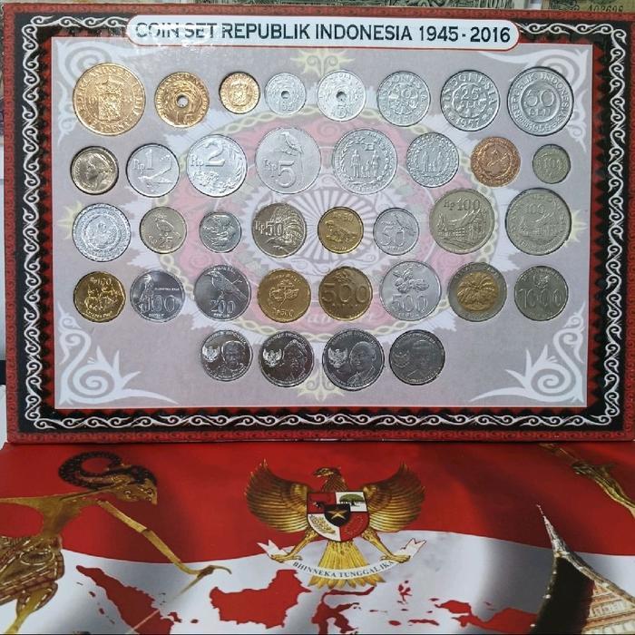 Promo Uang Kuno Koin Set Indonesia 1945-2016 Original