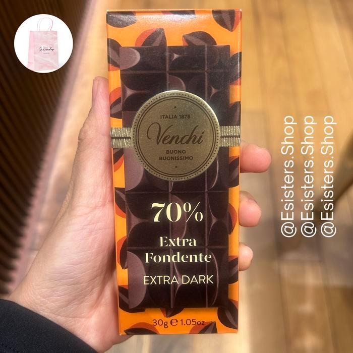Cesso.Shop- Venchi Chocolate Italia 1878 Mini Bar Cokelat Venchi Coklat Dark Chocolate Milk