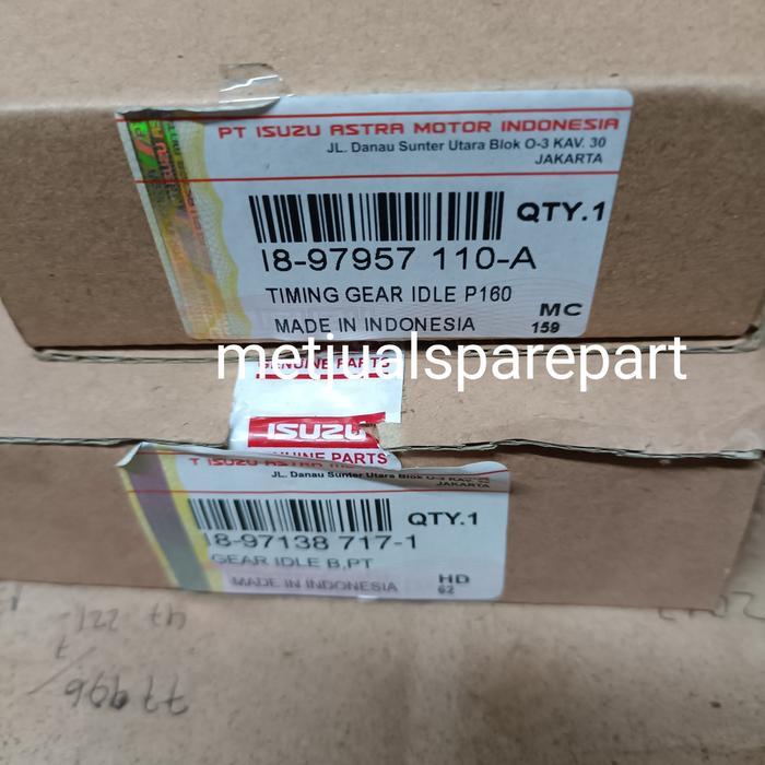 Gigi Penghubung Timing Gear Idle Timing Gigi Idler Timing Isuzu Panther 2.5 Non Turbo Set Bermutu