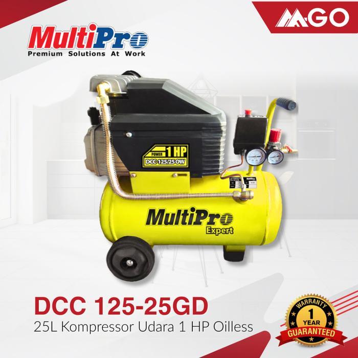 Kompresor Udara 1 HP / Air Compressor Oilless MULTIPRO DCC 125-25GD