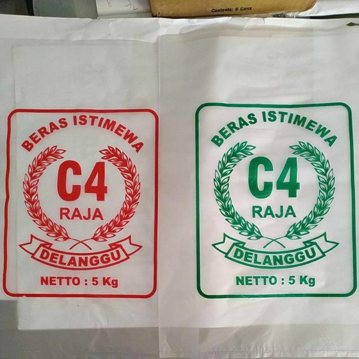 Plastik Beras 5Kg Sablon Plastik Penyimpanan Beras