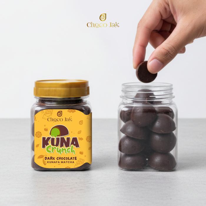 Coklat Dubai Mini Coklat Kunafa Crunchy Lumer By Choco Jak 115Gr Dark Coklat