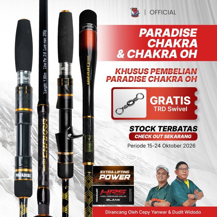 Paradise - Joran Pancing Paradise Chakra Joran Specialist Jigging 180Cm Pe2-6 Hrs Extra Lifting