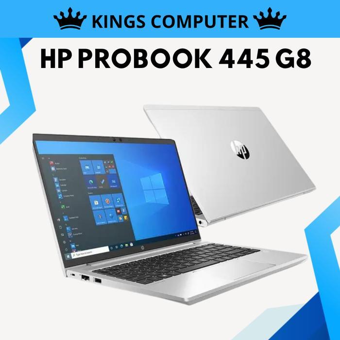 Laptop Hp Probook 445 G8 AMD Ryzen 5 / 5600u | RAM 16GB / SSD 512GB | Mulus Like New | Siap Pakai | 