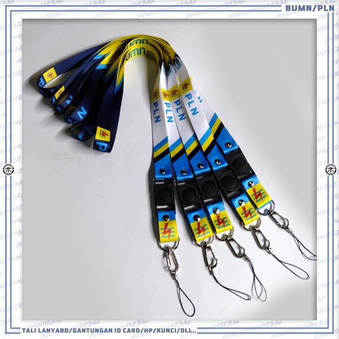 

New TALI LANYARD GANTUNGAN ID CARD/HP/KUNCI BUMN PLN