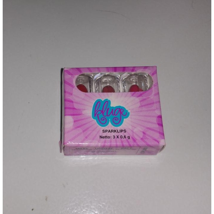 lipstick kluge sparklips by sophie paris [kualitas terbaik]