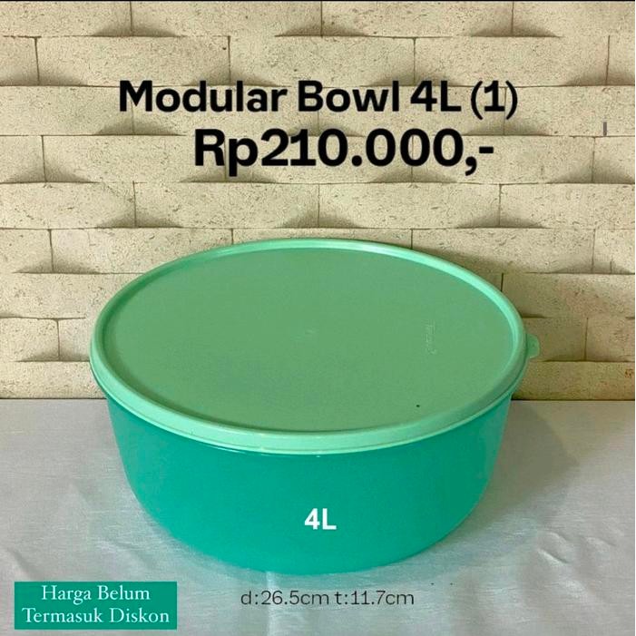 Mixing Bowl Tupperware 4L Mangkuk Adonan Mangkuk Sup