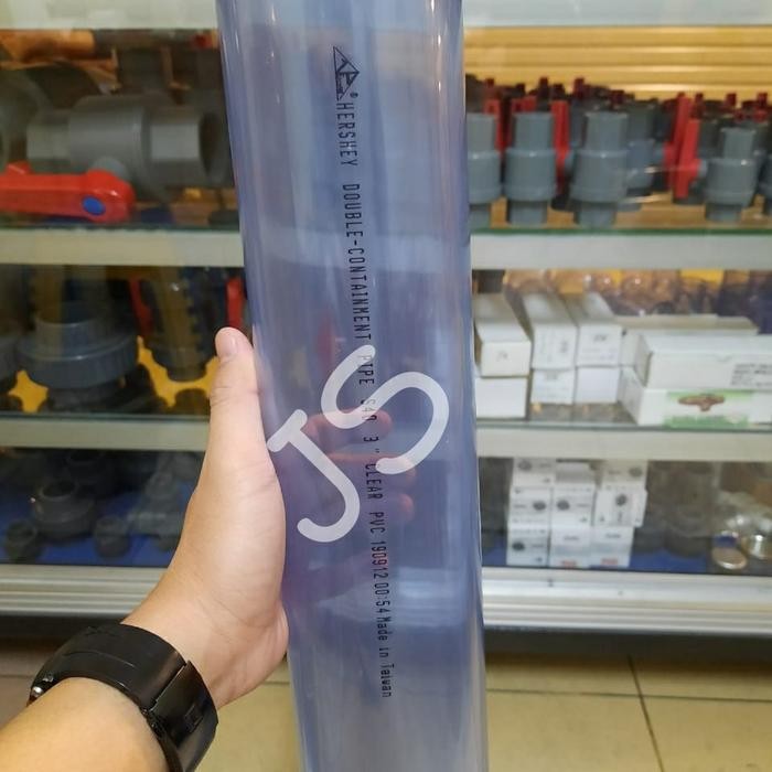 Pipa Pvc Bening Transparan 3" Inch Pipe Pvc Clear
