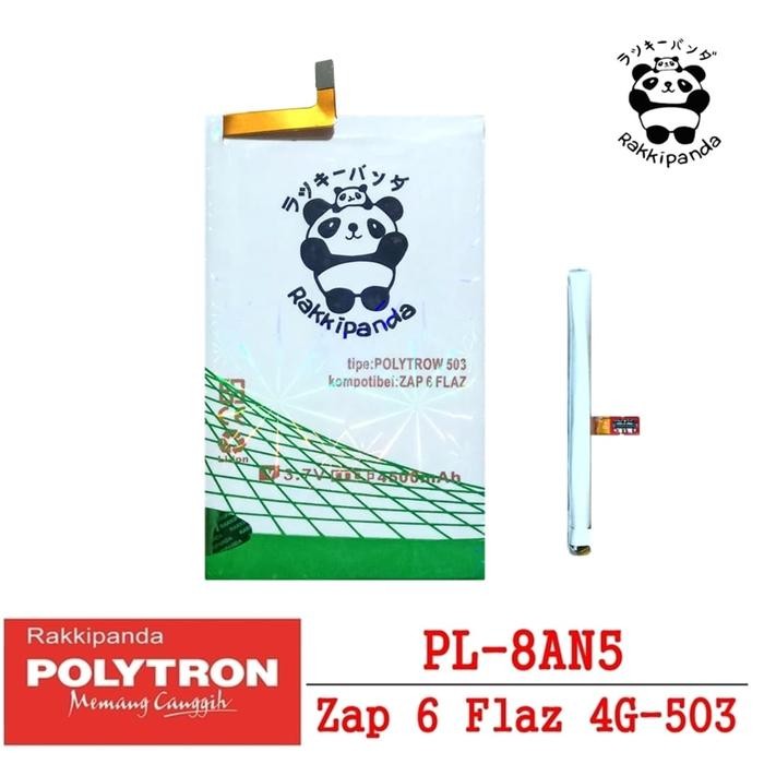 Baterai Polytron Zap 6 Flaz 4G 503 4G503 PL-8AN5 Double IC Protection