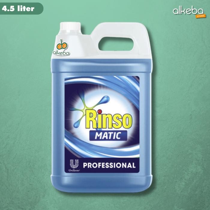 Detergen Cair Rinso Matic 5 Liter / Sabun Cuci Baju Detergent Laundry