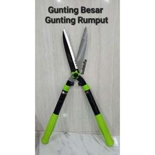NEW - GUNTING RUMPUT BESAR TELESKOPIK (BISA DIPANJANGKAN) GUNTING TAMAN GUNTING TANAMAN BESI TAJAM