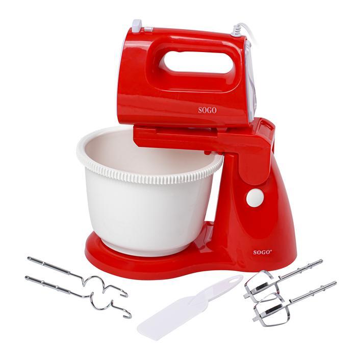 Pengaduk Berdiri Sogo Standing Mixer Sg-1506 Warna Merah