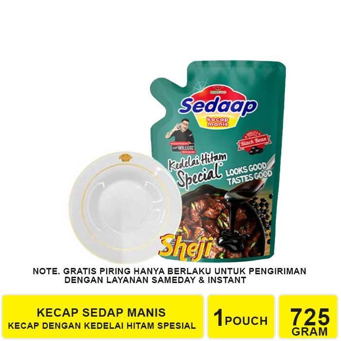 KECAP SEDAP MANIS KEMASAN 725 GRAM + PIRING KERAMIK
