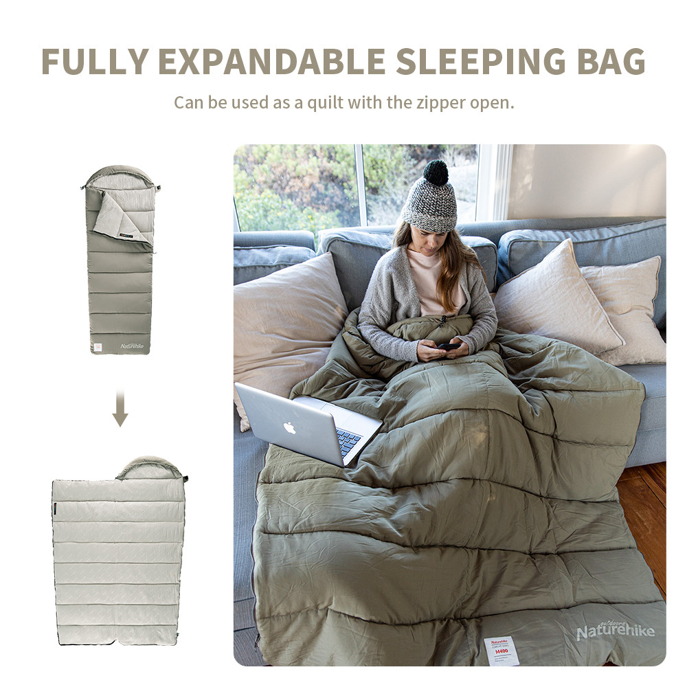 Naturehike Sleeping Bag M180 Lightweight Sleeping Bag M300 Double Camping Sleeping Bag M400 Machine 