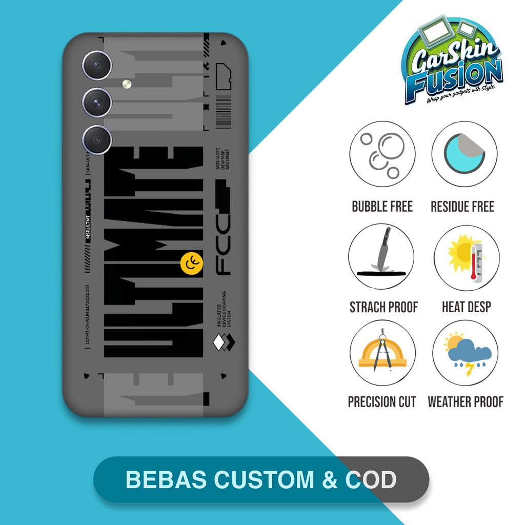 Garskin Skin Samsung A54 Ultimate Anti-Scratch Protector Case | by Fusion Kode - 3lO